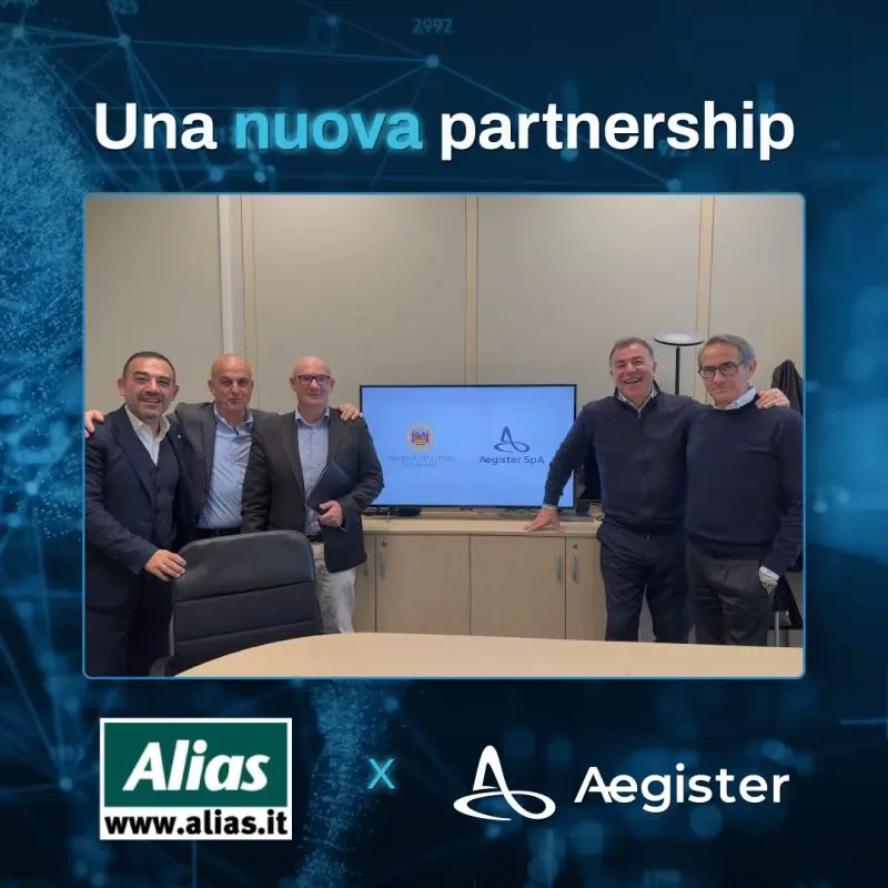 Partnership di distribuzione tra Aegister e Alias